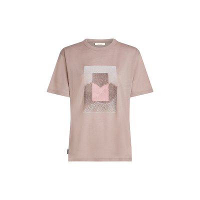 Icebreaker Merino 150 Tech Lite SS Relaxed Tee Mountain Shift Women's