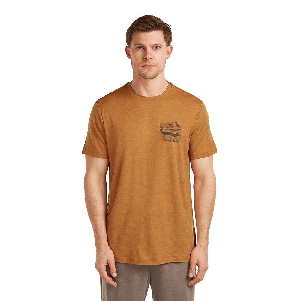 Icebreaker Merino 150 Tech Lite SS Tee Evolving Layers Men's