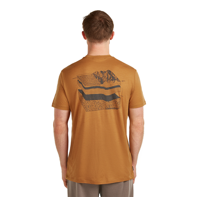 Icebreaker Merino 150 Tech Lite SS Tee Evolving Layers Men's