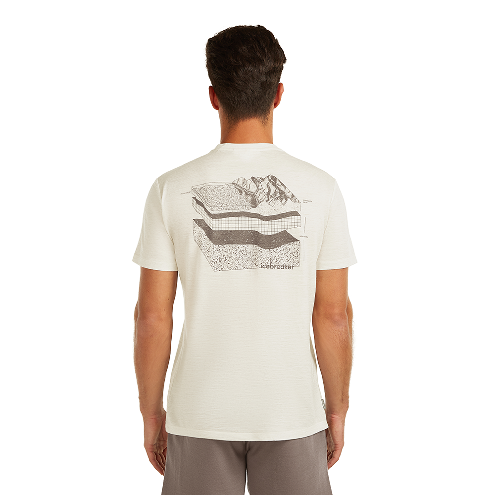 Icebreaker Merino 150 Tech Lite SS Tee Evolving Layers Men's