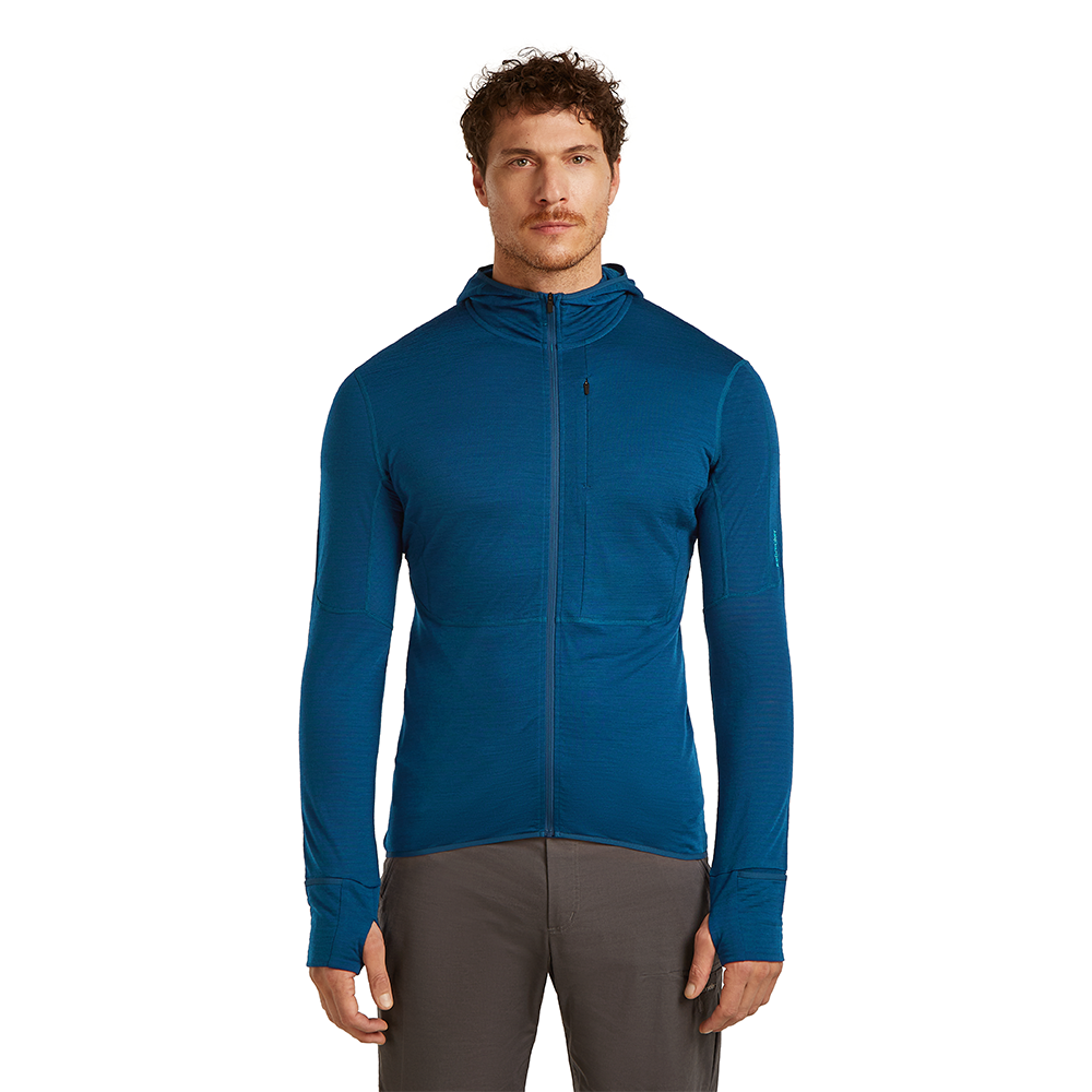 Icebreaker Merino 200 RealFleece Descender LS Zip Hoodie Men’s