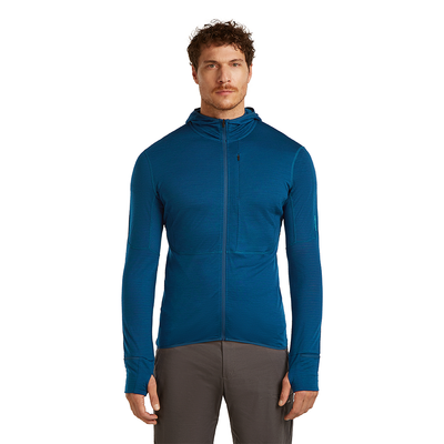Icebreaker Merino 200 RealFleece Descender LS Zip Hoodie Men’s