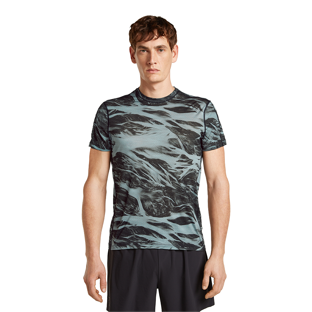Icebreaker Merino Blend 125 Cool-Lite Speed SS Tee Motion AOP Men's