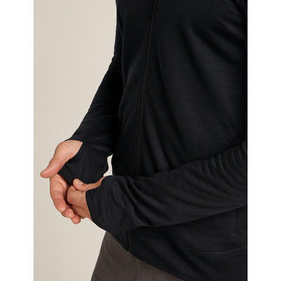 Icebreaker Merino Blend 300 RealFleece Descender LS Zip Mens