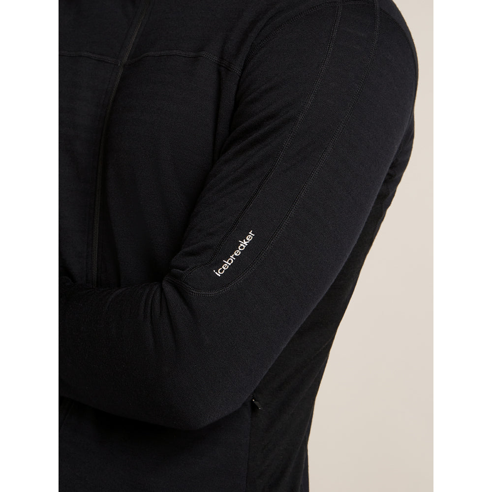 Icebreaker Merino Blend 300 RealFleece Descender LS Zip Mens