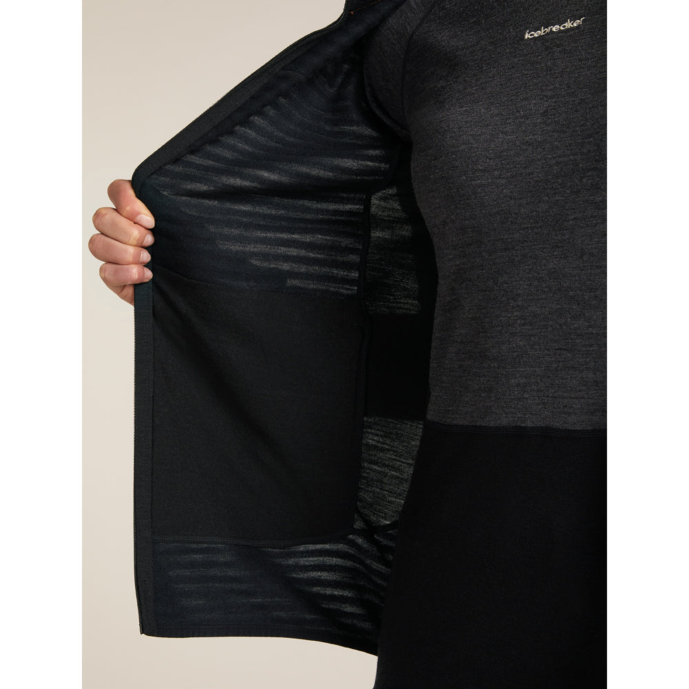 Icebreaker Merino Blend 300 RealFleece Descender LS Zip Womens