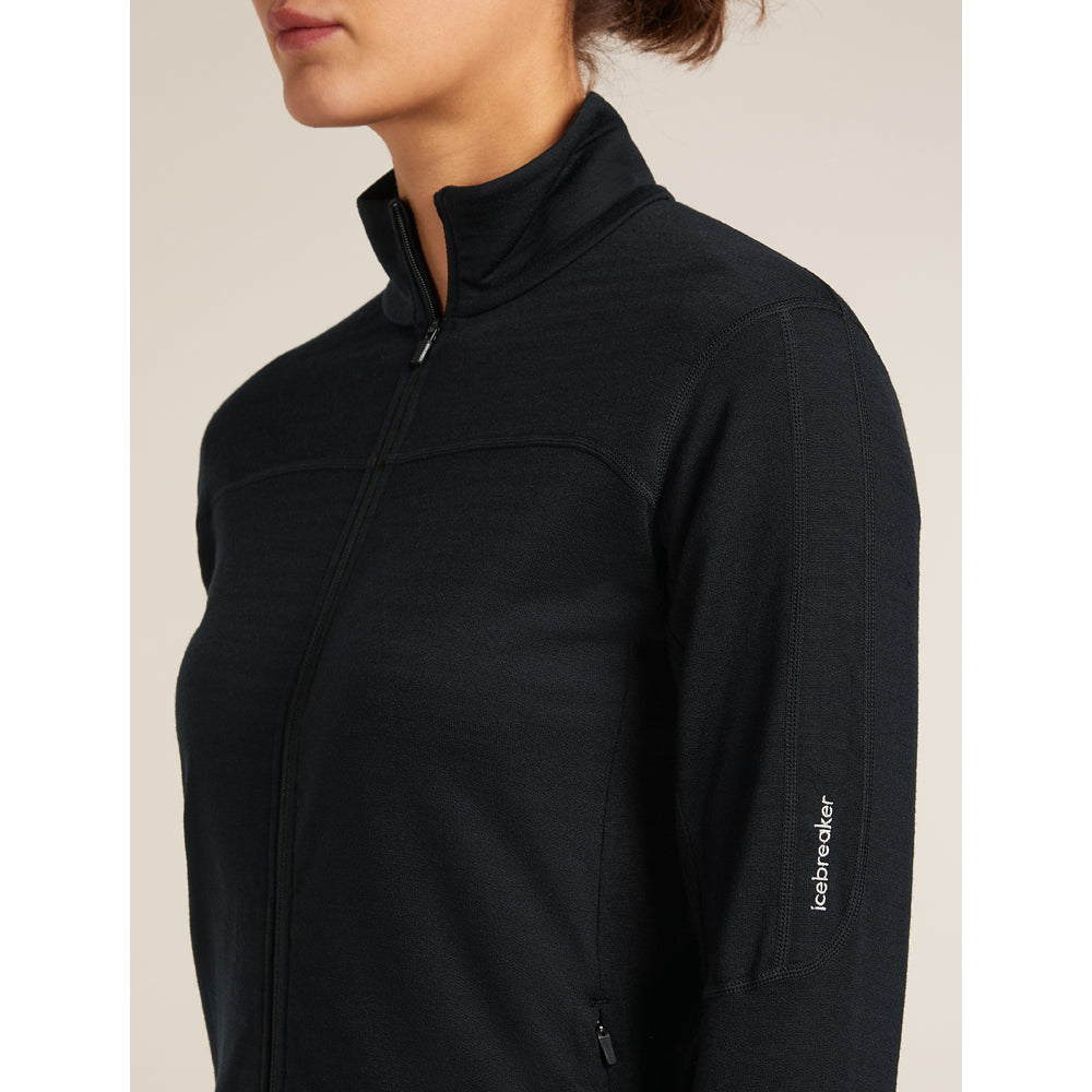Icebreaker Merino Blend 300 RealFleece Descender LS Zip Womens