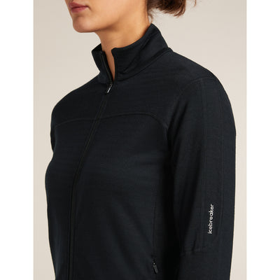 Icebreaker Merino Blend 300 RealFleece Descender LS Zip Womens