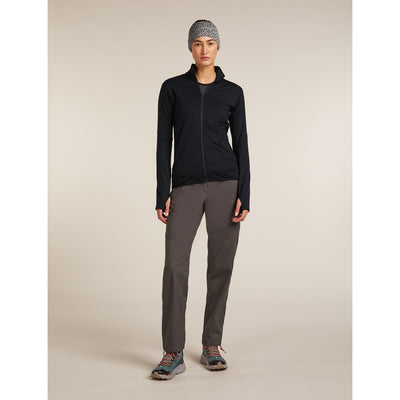 Icebreaker Merino Blend 300 RealFleece Descender LS Zip Womens
