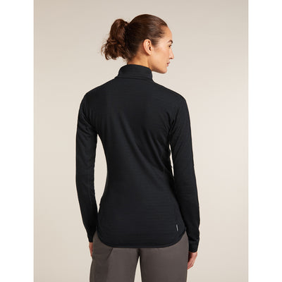 Icebreaker Merino Blend 300 RealFleece Descender LS Zip Womens