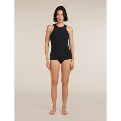 Icebreaker Merino Blend Rib Lotus Tank Womens