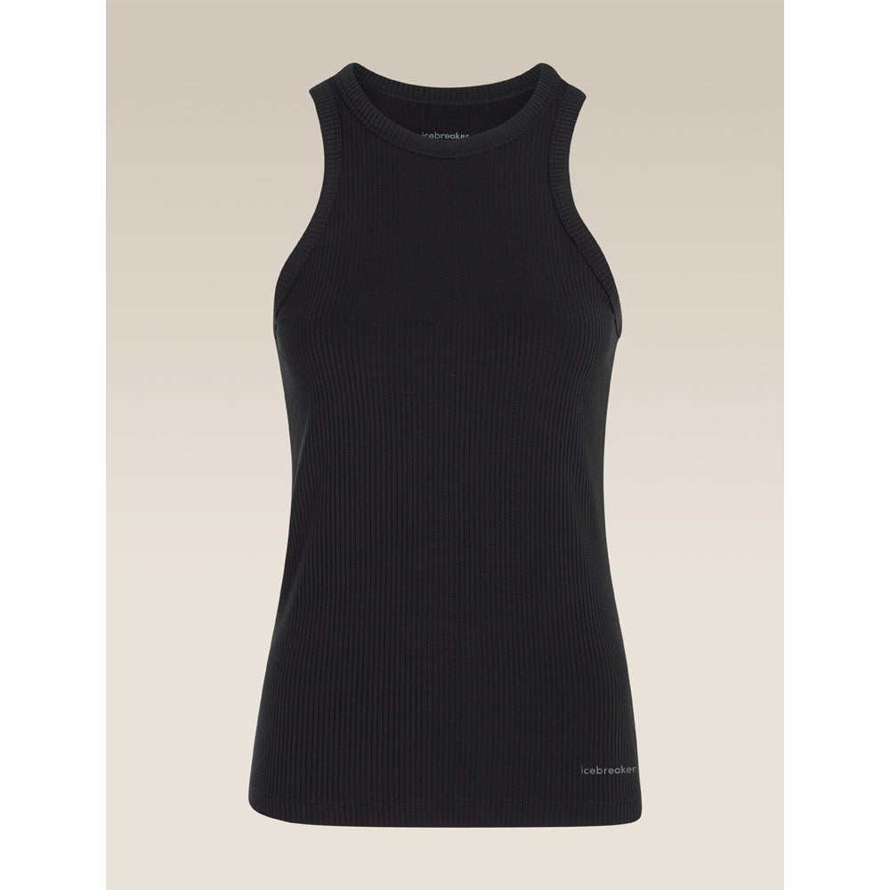 Icebreaker Merino Blend Rib Lotus Tank Womens