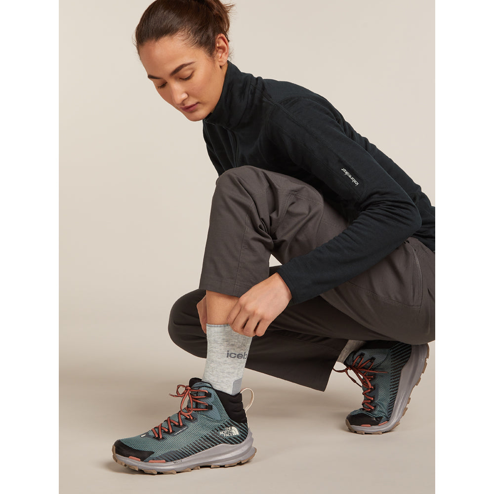 Icebreaker Merino Hike+ Light Crew Womens