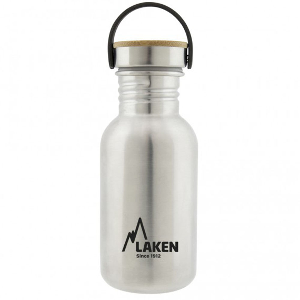 Laken Basic Steel Bottle with Bamboo S/S Cap