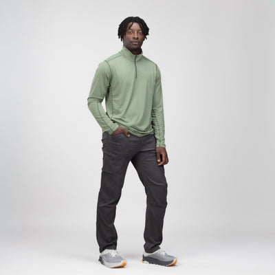 Sundance Long Sleeve Zip Tee Men's