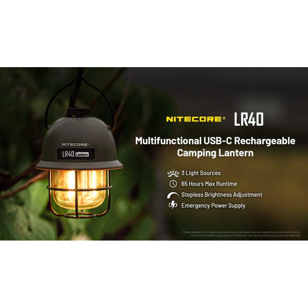 Nitecore LR40 Rechargeable Camping Lantern