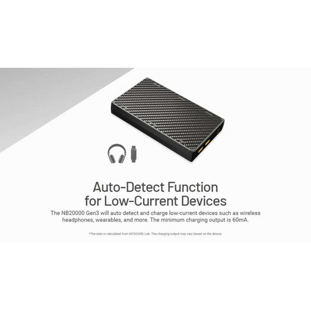 Nitecore NB20000 Gen3 Ultra-Slim Power Bank