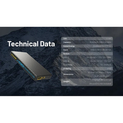 Nitecore SUMMIT 10000 Low Temperature Resistant Power Bank