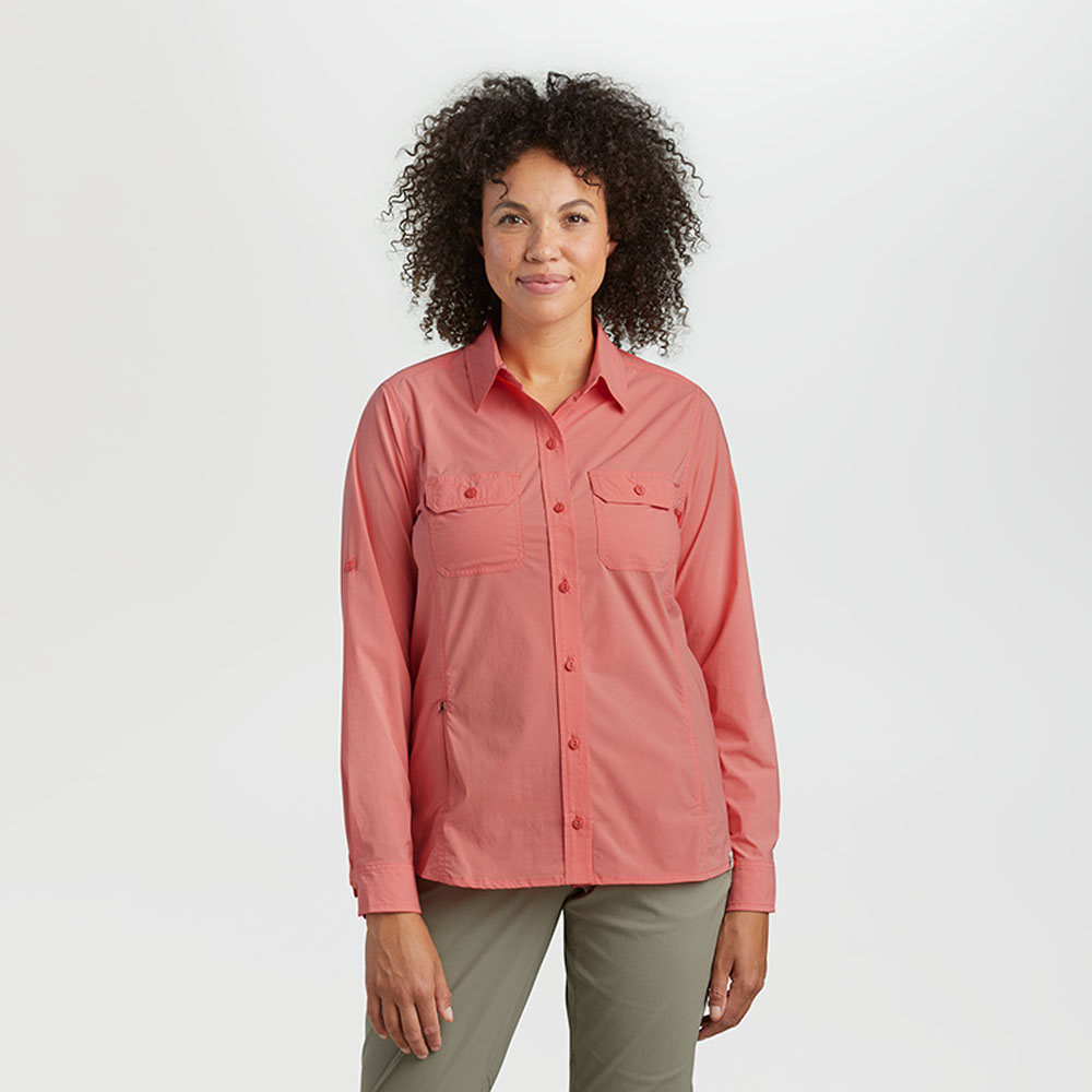 Avalanche Women's SPF 50 Long Sleeve Sun Shirt With Zipper Pocket