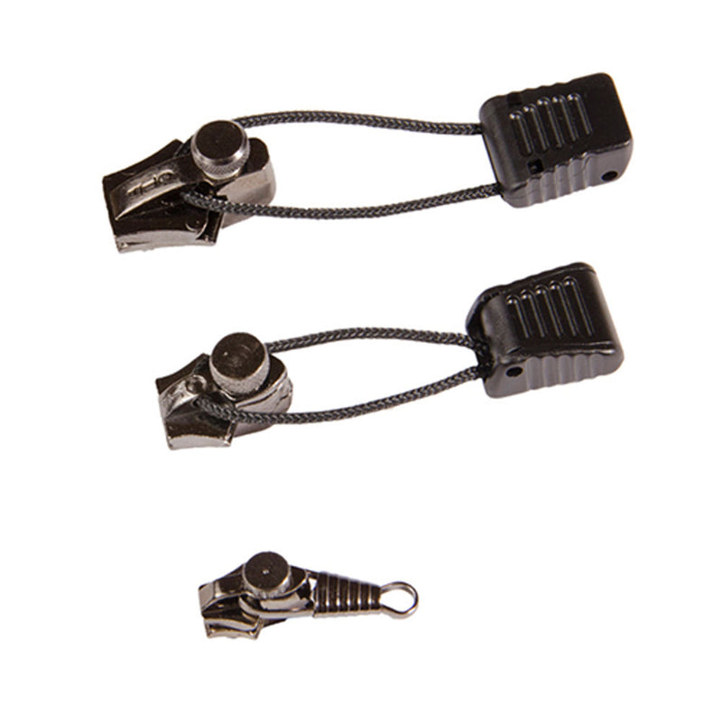 FixnZip Replacement Zipper Slider 3 Pack Black Nickel