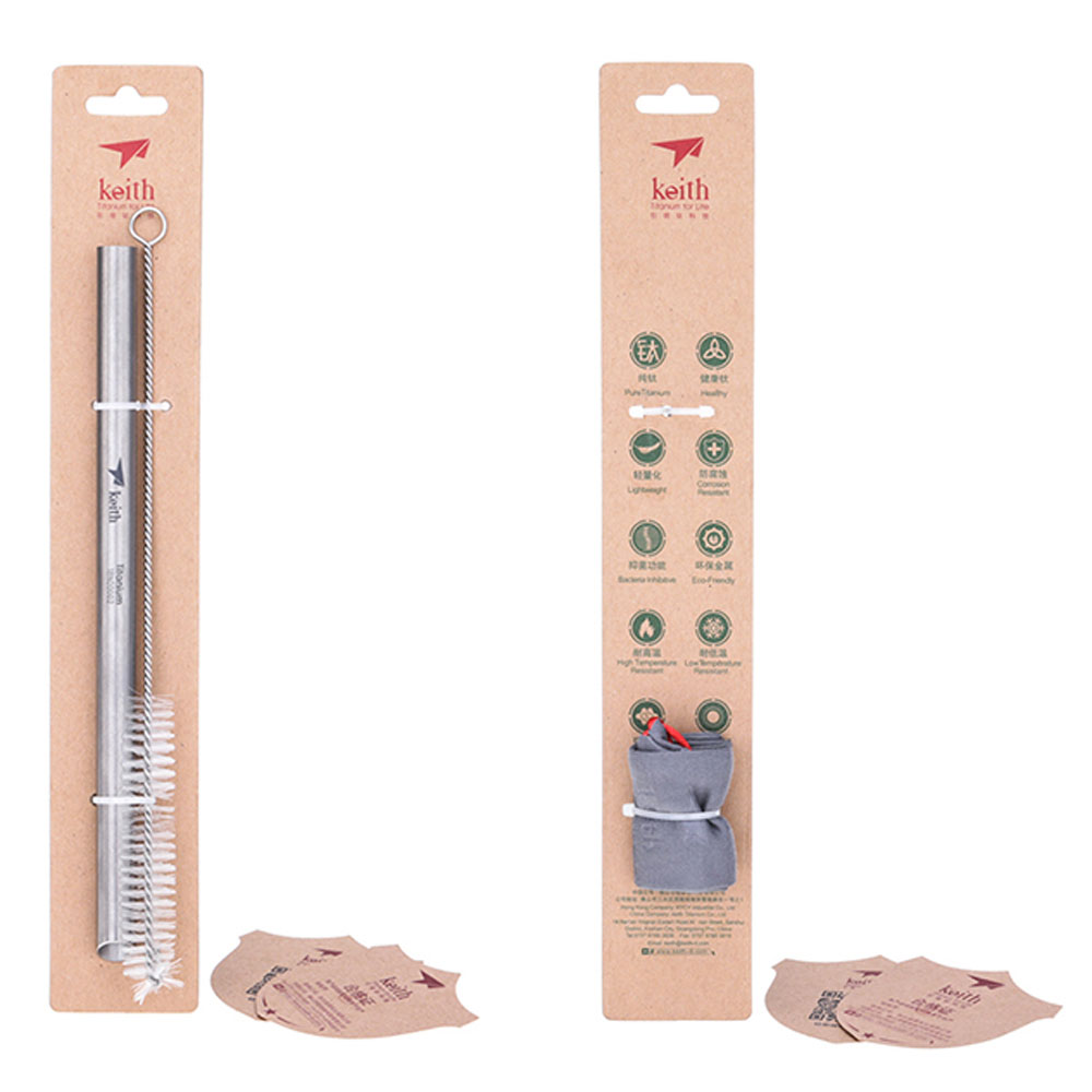 Keith Titanium Drinking Straw Straight