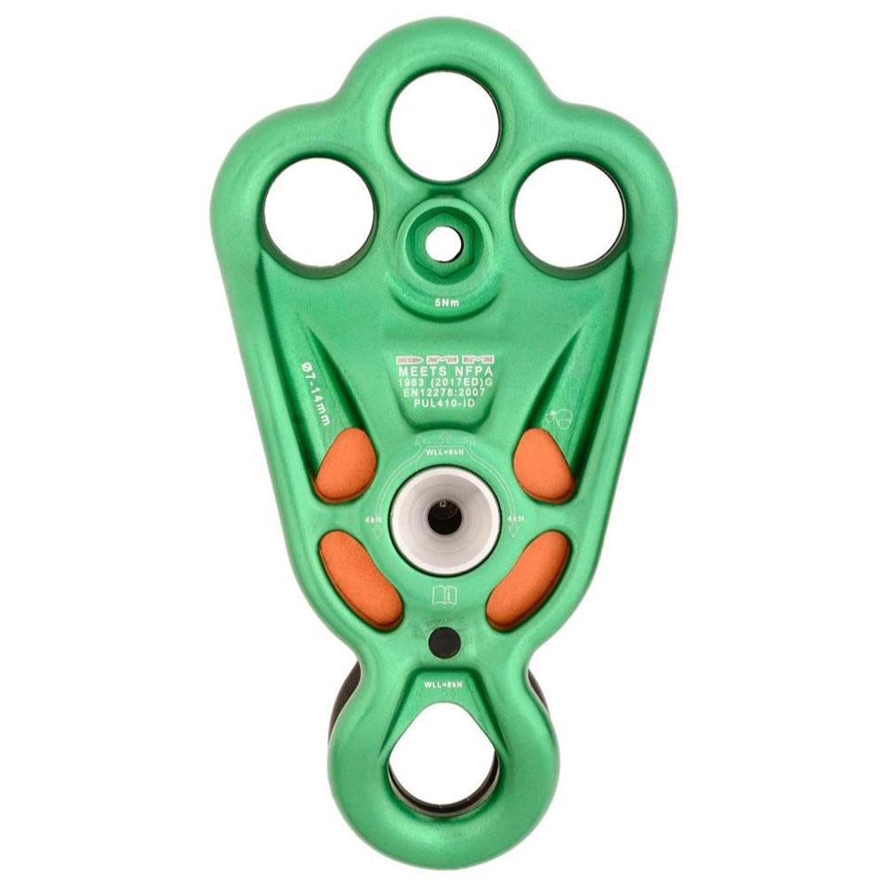 DMM Rigger Becket Pulley Green/Grey