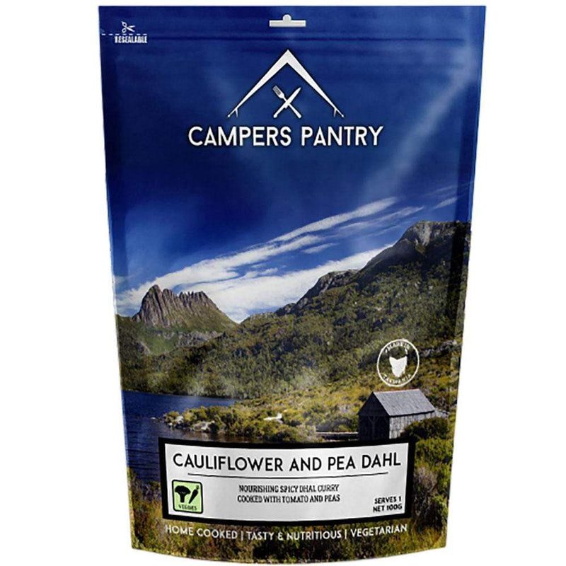 Campers Pantry - Cauliflower and Pea Dahl Single 100g