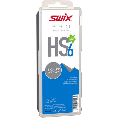 Swix Pro High Speed Wax Fluoro Free HS6