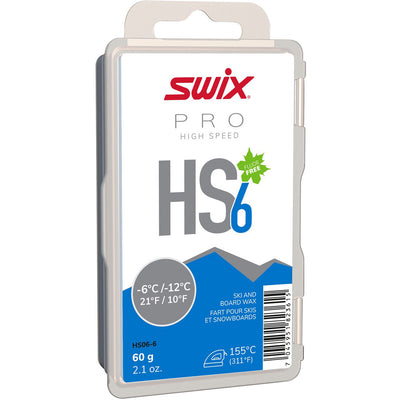 Swix Pro High Speed Wax Fluoro Free HS6