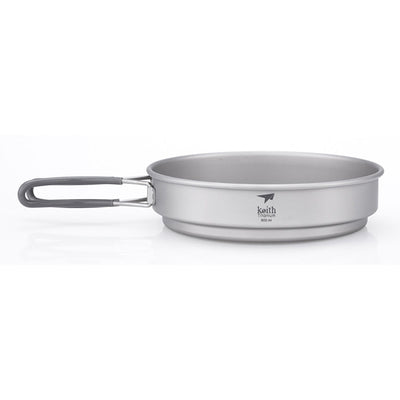 Keith 2 Piece Titanium Pot and Pan Cookset 950ml + 600ml