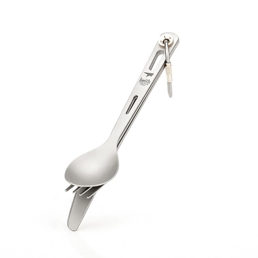 Keith 3-Piece Titanium Cutlery Set