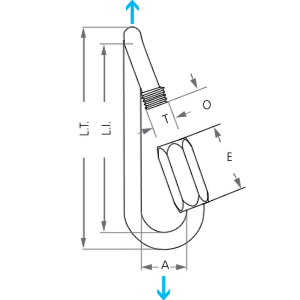 Maillon Rapide Standard Twist Steel 8mm