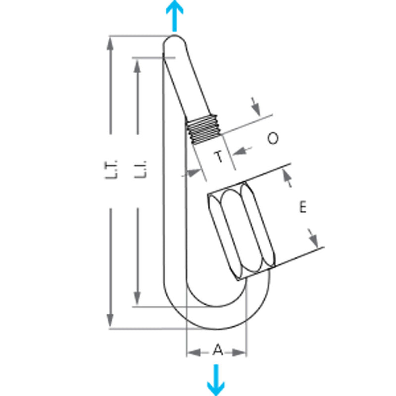 Maillon Rapide Standard Twist Steel 8mm