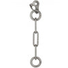 Fixe Hanger 1 + Chain & Ring SS316L 12mm