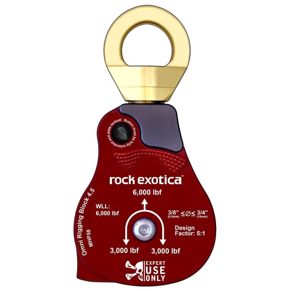 Rock Exotica Omni-Block 4.5" Material Handling Pulley