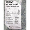 Topograph Snowy Mountains Outdoor Recreation Map (1st Edition)